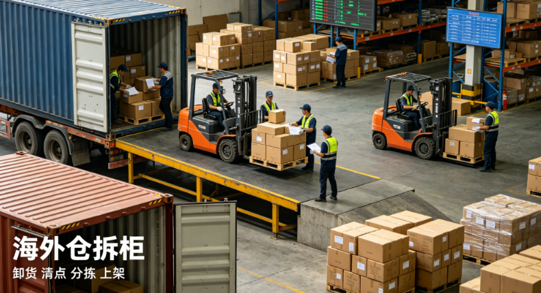 科普贴：美国海外仓的“拆柜”、“打托”与“预约入仓”流程